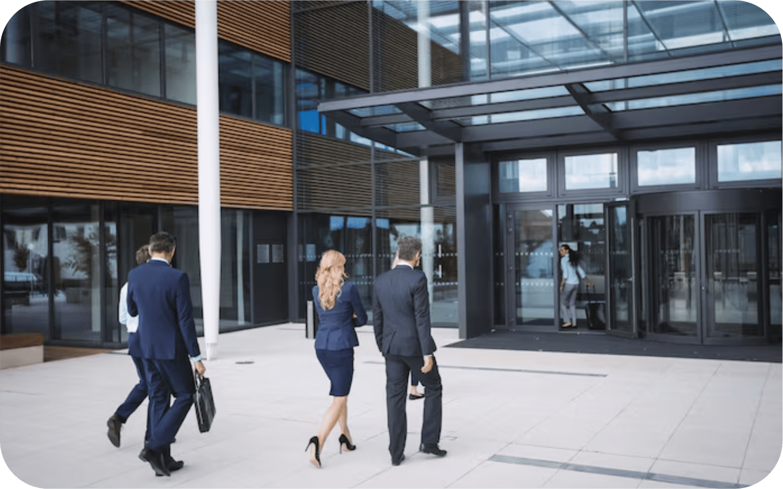 Torniquetes de acceso en edificios corporativos
