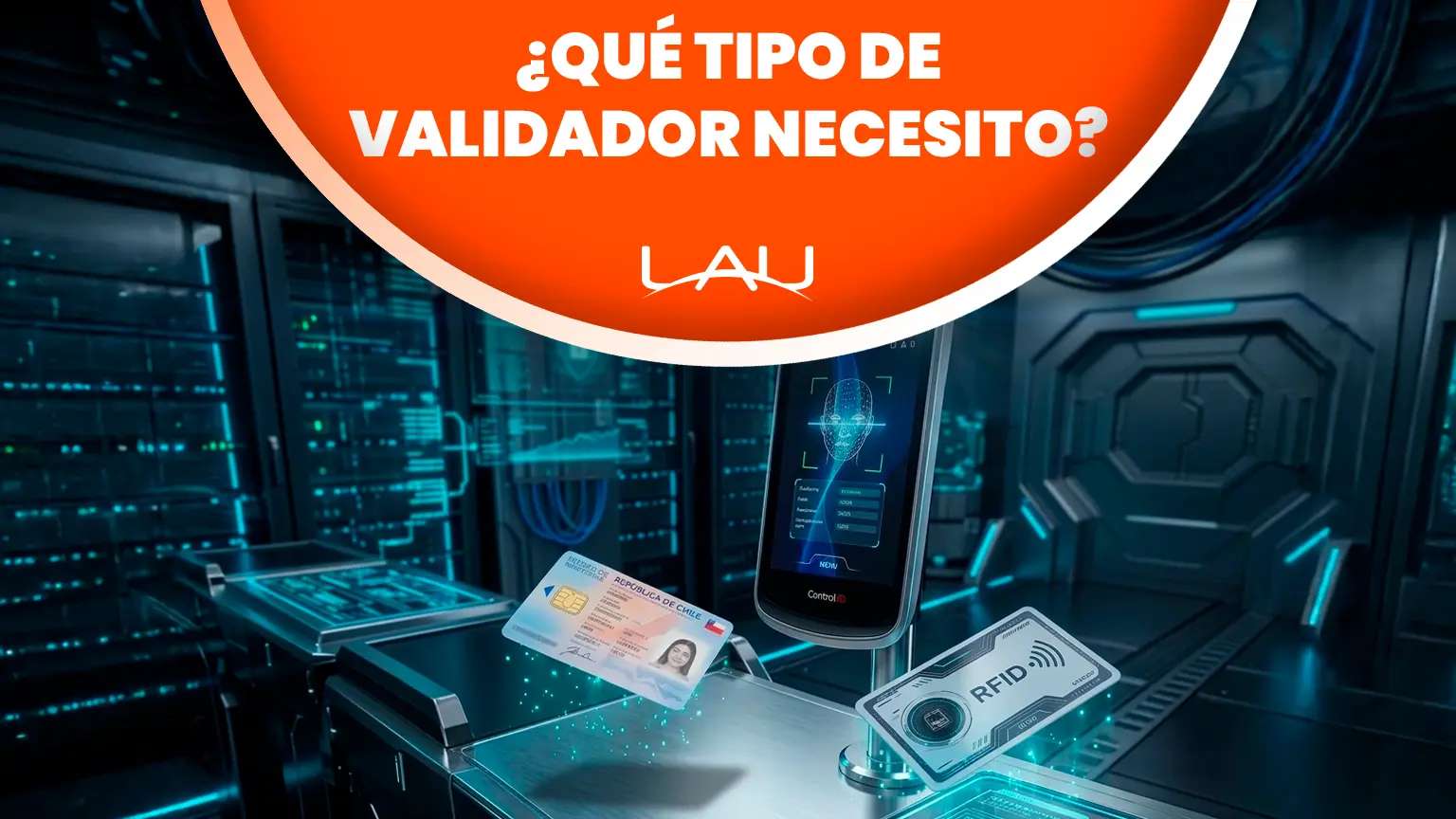 Validadores de control de acceso con reconocimiento facial, lectura de cédula de identidad y tecnología RFID para empresas y edificios.