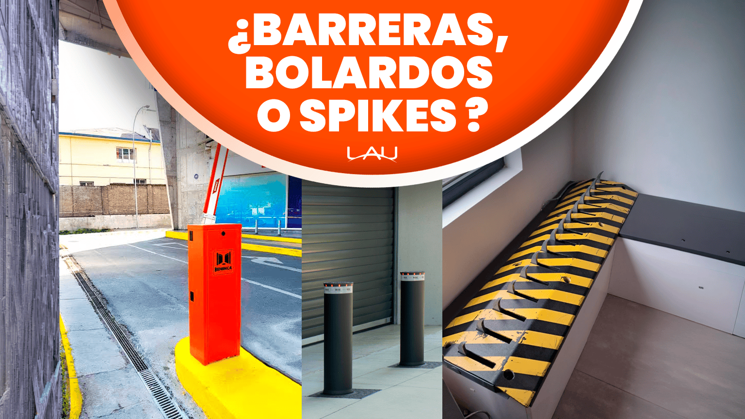 Barrera Vehicular, Bolardos Spikes